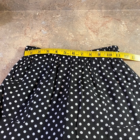 NWT BOHO SOUL Polka-Dot Ankle Ruffle Pants (S) - Picture 7 of 14